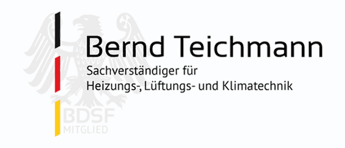 Bernd Teichmann - Sachverständiger für Heizungs-, Lüftungs- und Klimatechnik